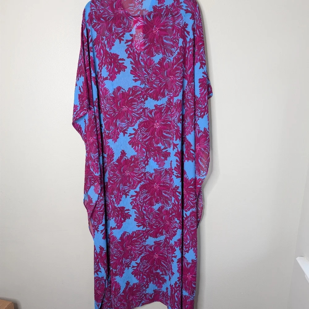 Lilly Pulitzer Julieta Embellished Maxi Caftan - Picture 6 of 10